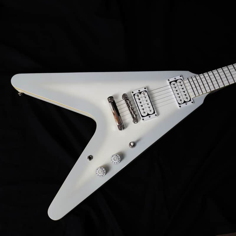 Epiphone Limited Edition Brendon Small "Snow Falcon" Flying V Snow Burst image 1