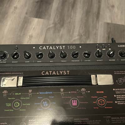 Line 6 Catalyst 100 2-Channel 100-Watt 1x12" Modeling Guitar Combo 2022 - Present - Black image 2