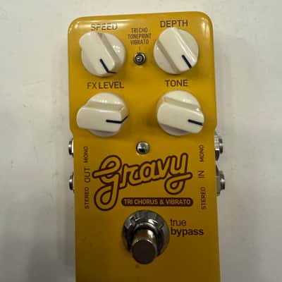 TC Electronic Gravy Tri Chorus & Vibrato Stereo Rare Guitar Effect Pedal image 2