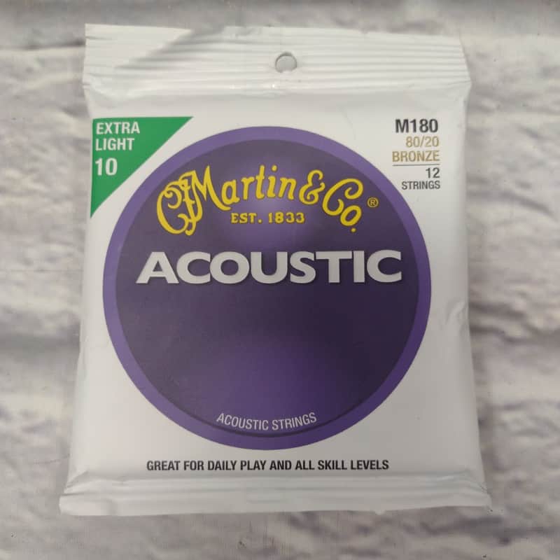 Martin Extra Light M180 80/20 12 String Pack image 1