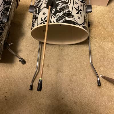 First Act MD7014 drums Evans heads, snare, kick, 1 rack and 1 floor tom image 13