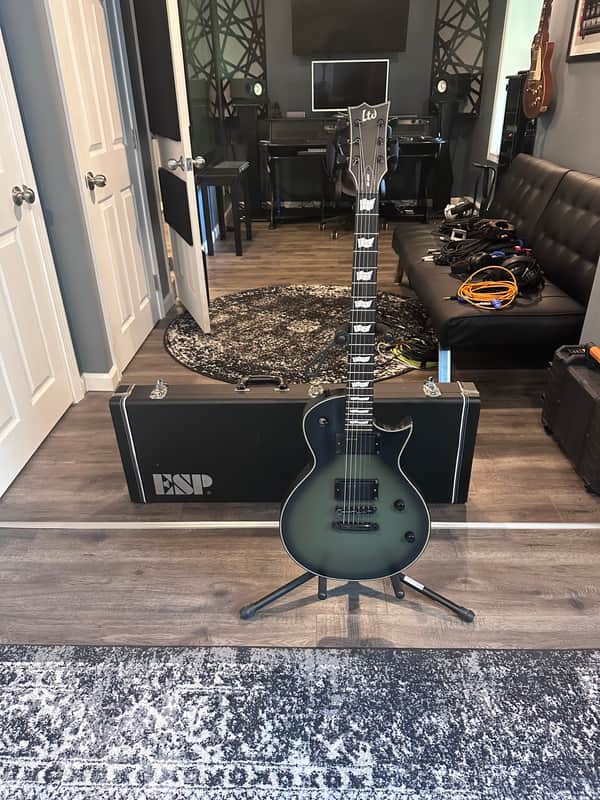 ESP LTD BK-600 Bill Kelliher Signature 2016 - Present - Military Green Sunburst Satin image 1