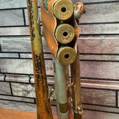 Antoine Courtois Brevete Trumpet Natural Relic with Case image 2