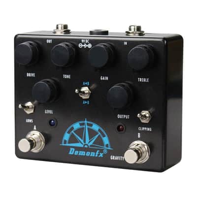 Demonfx DFG Gravity Dual Channel Overdrive w/clip options image 3