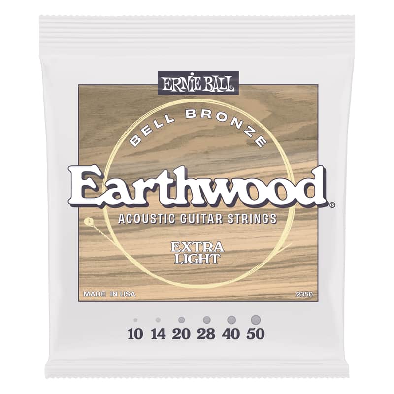 Ernie Ball Earthwood Bell Bronze Acoustic Guitar Strings | 12-54 (Medium Light) image 1