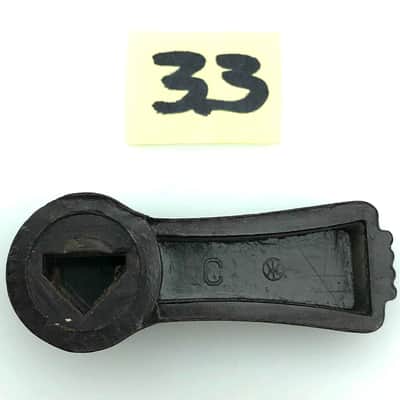 Vintage Art Deco Bakelite? Lever Knob - Dark Brown - 19?? image 5