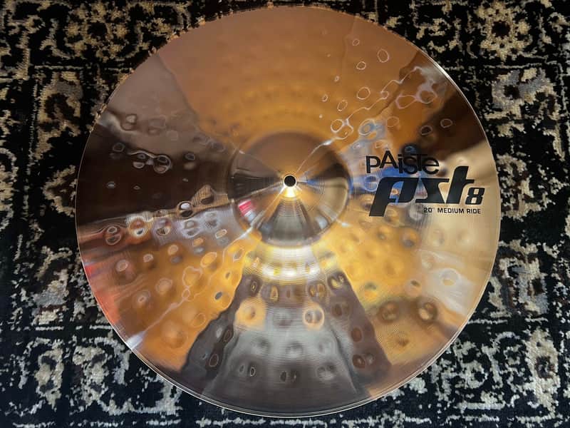 Paiste 20" PST 8 Reflector Medium Ride Cymbal - Brilliant image 1