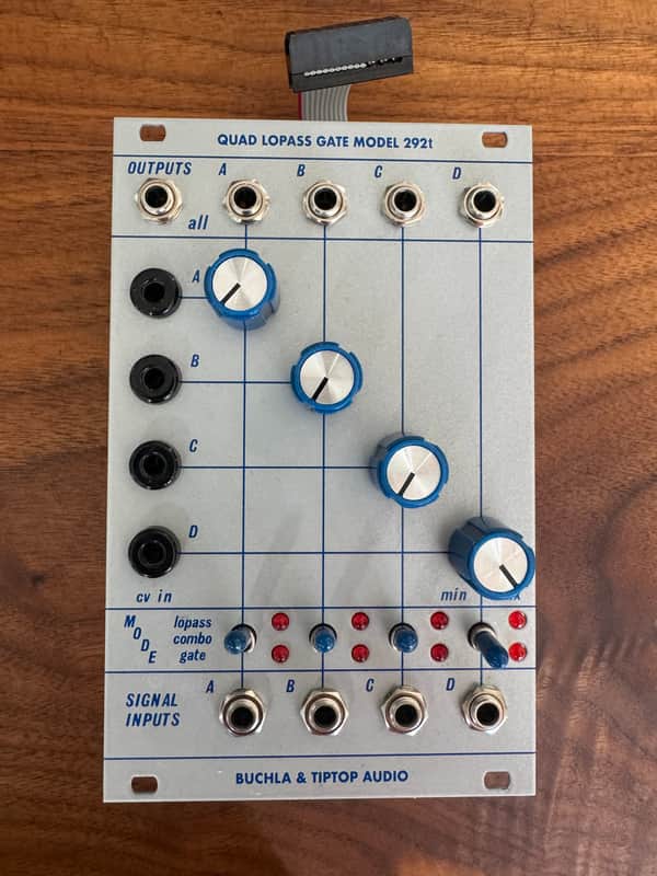 Tiptop Audio Buchla 292T Quad Lopass Gate 2022 - Present Silver image 1