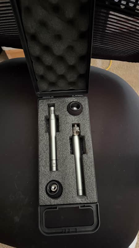 Samson C02 Small-Diaphragm Supercardioid Pencil Condenser Mics (Stereo Pair) 2010s - Silver image 1