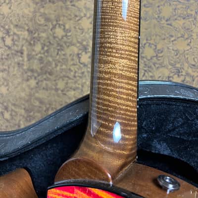 PRS Private Stock Singlecut Archtop 2022 Natural Bearclaw Spruce Top and Raspberry Lemonade Maple Back image 20