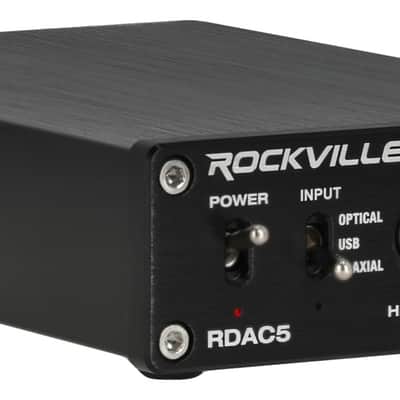 Rockville RDAC5B DAC Digital To Analog Converter USB/Optical/RCA/Headphone Amp image 3