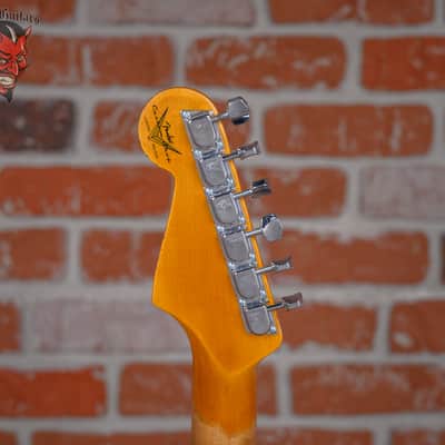 Fender Custom Shop SR25 Custom Deluxe Stratocaster Heavy Relic Magenta Sparkle 2026 w/OHSC image 12