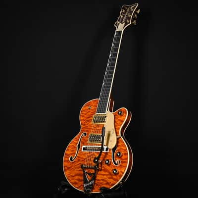 Gretsch Limited Edition Falcon Center Block Jr. w/ Bigsby & Quilted Maple- Roundup Orange 2025 (JT25030792) image 11