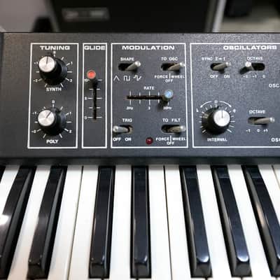 Moog Liberation white, from spanish 70's band Asfalto, signed by Bob Moog + original manuals + original case image 5
