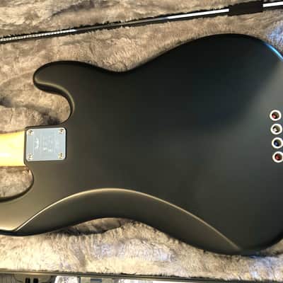 One of a kind - Fender Mod Shop Precision Bass Left-Handed with locking hard case 2017 Satin Black image 9