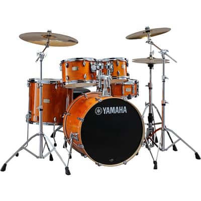 Yamaha Stage Custom Birch 5-Piece Shell Pack with 20" Bass Drum Regular Honey Amber