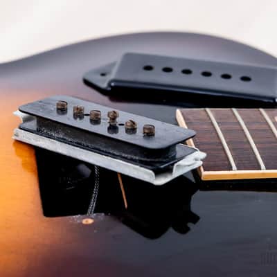 1955 Gibson ES-130 Vintage Archtop Electric Guitar Sunburst w/ Case, ES-125 image 15