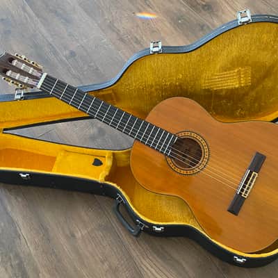 Aria 1974 AC30 Concert Classical Acoustic Guitar with Hard Case image 1