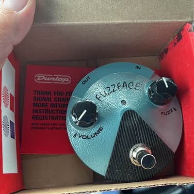 Dunlop FFM3 Jimi Hendrix Signature Fuzz Face Mini 2014 - Present - Light Blue image 1