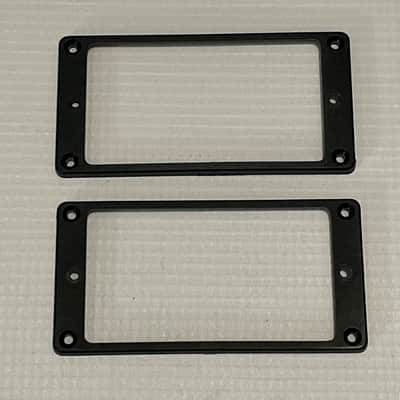 2008-09 USA Charvel San Dimas Guitar Factory Flat Black Humbucker Pickup Mounting Ring Set image 2