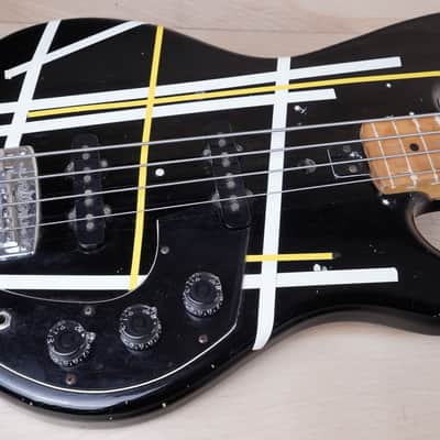 Yamaha Super Bass SB-500 1970s Black Converted to Fretless Made in Japan MIJ w/ Bag image 4