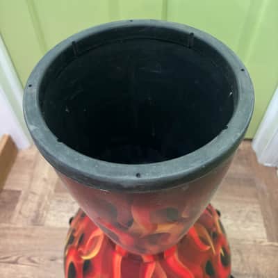 Remo-Djembe Mondo 14" Flames Skyndeep - Flame image 8