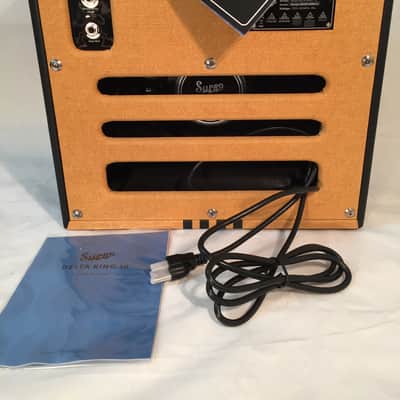 Supro Delta King 10 5-Watt 1x10-Tube Amp for Guitar -Tweed & Black-Model 1820RTB image 3