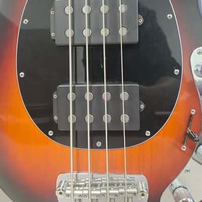 Ernie Ball Music Man StingRay 4 HH 3EQ 2015 - 2019 - Vintage Sunburst image 7