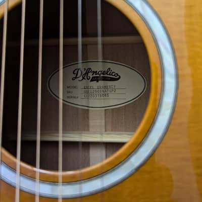 D'Angelico Excel Grammercy Acoustic/Electric, w/deluxe case, setup, & shipping image 3