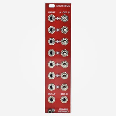 Low Gain Shortbus V3 (Black and Red Panels Included) Eurorack OR Logic Trigger Combiner Module image 2