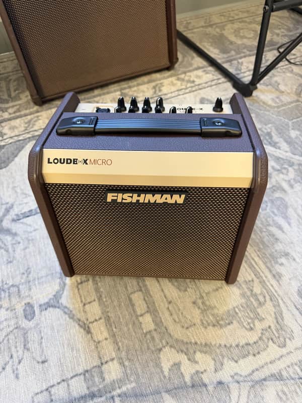 Fishman Loudbox Micro 2-Channel 40-Watt 1x5.25" Acoustic Guitar Combo Brown 5331 image 1