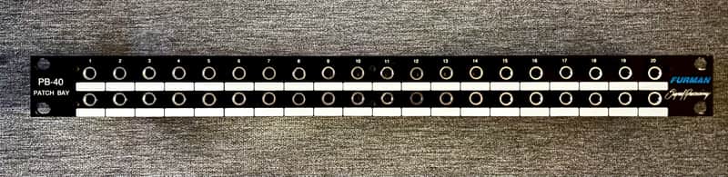 Furman PB-40 Patchbay - 40× 1/4" In/Out image 1