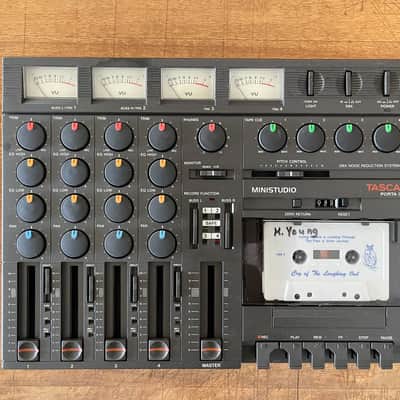 TASCAM Porta One Ministudio 4-Track Cassette Recorder 1980s - Gray image 1