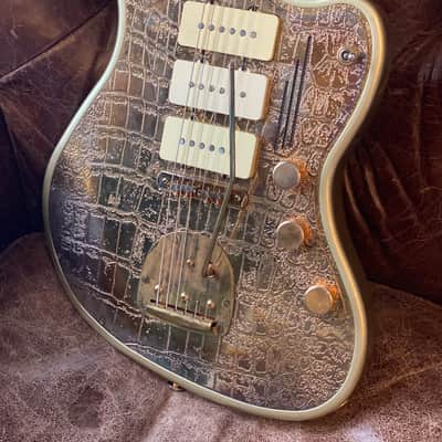 James Trussart Steel Master 2012 - Shiny antique gold gator image 2