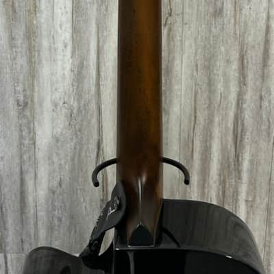 Mitchell MX430QAB Exotic Series Acoustic-Electric Guitar Regular Midnight Black Edge Burst image 8