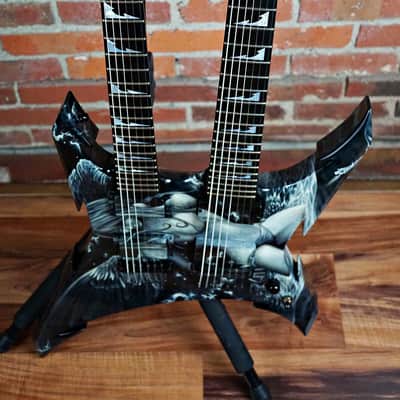 (Video Demo) Jackson USA Custom Shop Pablo Masterbuilt Double Neck 6 & 7 2009 Custom Graphic image 8