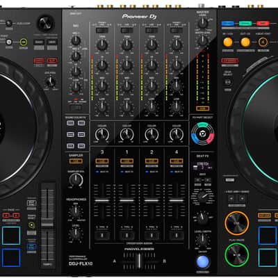 Pioneer DDJ-FLX10 4-Channel DJ Controller 2023 - Present - Black image 1