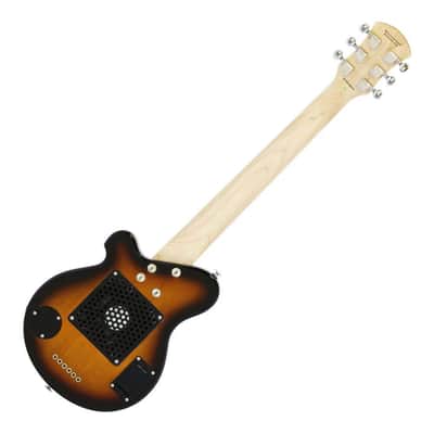 Pignose PGG-200-BS Basswood Body Bolt-On Maple Neck Mini/Travel Built-In Amp 6-String Electric Guitar w/Gig Bag image 2