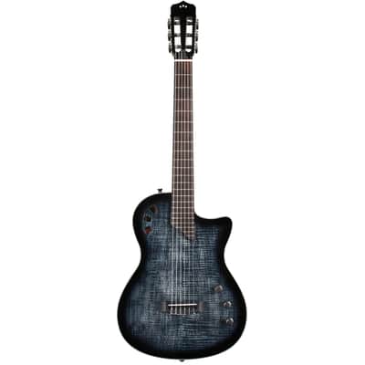 Cordoba Stage Thinbody Nylon Acoustic-Electric Guitar - Black Burst image 2
