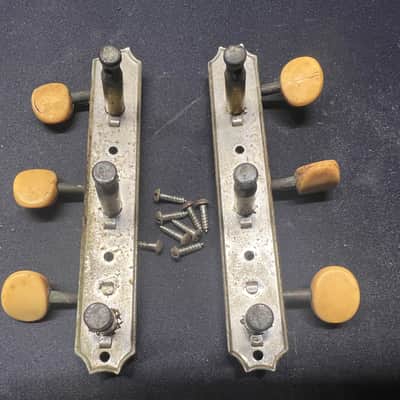 1960's Kluson Deluxe Double Line Strip Tuners - Nickel image 6