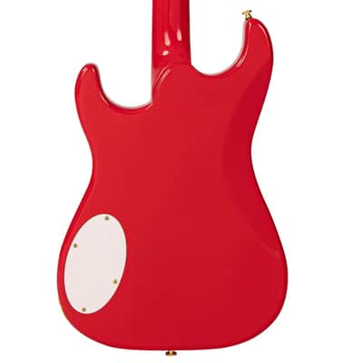 Vintage Electric Guitar JDV34 Joe Doe 'Gas Jockey' Gas Pump Red with Case - image 6