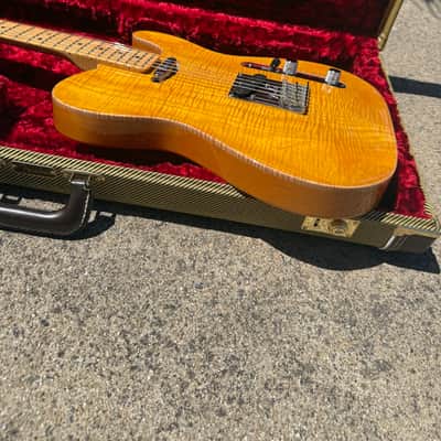 2012 - Fender Select Carved top Telecaster (Amber) image 13