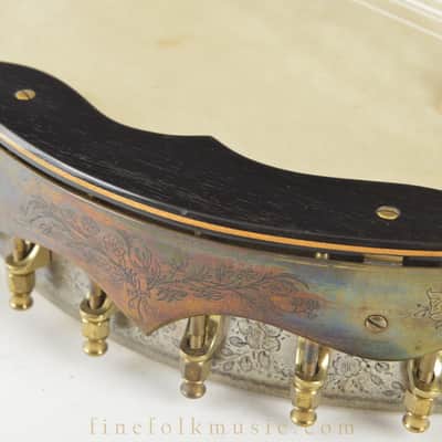 1900s CLASSIC ENGLISH 7(5)-STRING BANJO image 16