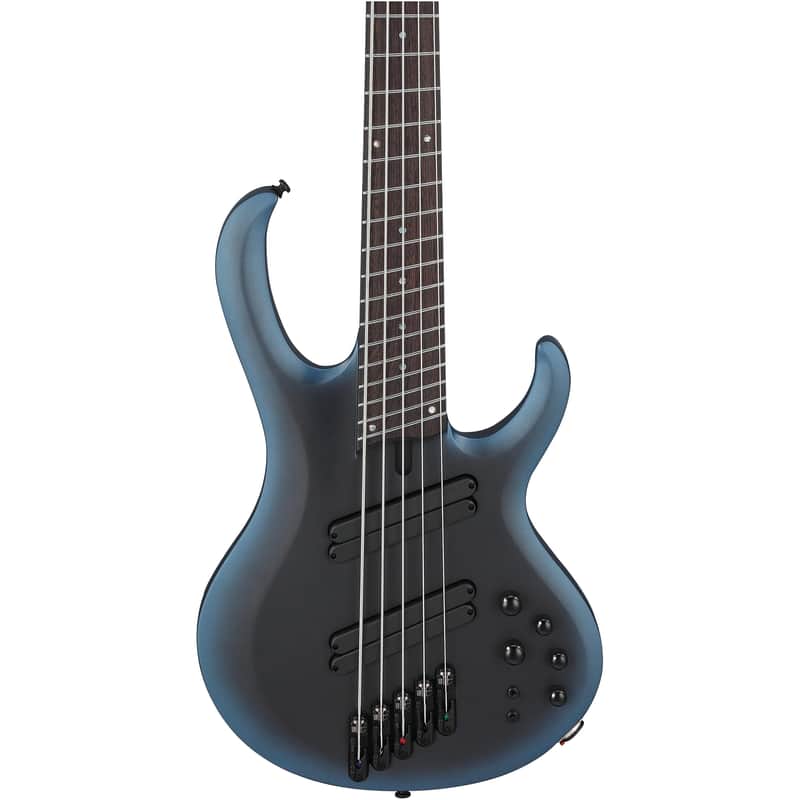 Ibanez BTB605MS Multi-Scale Bass Guitar, 5-String (with Case), Midnight Arctic Ocean image 1