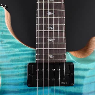 PRS Wood Library Custom 24 Piezo 10-Top Blue Fade #067 image 7