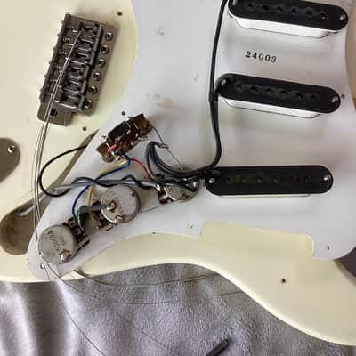Ibanez 2375-W S-Style Guitar early 70’s White image 12