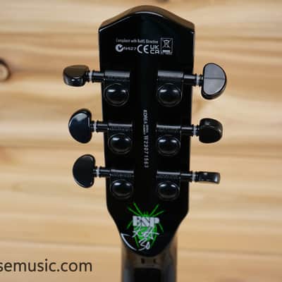 ESP LTD Kirk Hammett KH-3 Spider 30th Anniversary Edition Electric Guitar - Black image 16