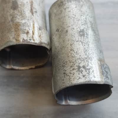 Elco Pair (2) Tube Shields 12AX7 9-pin J-Slot TS103U02 mil spec J50-01 Vintage Vacuum 1950s-1960s image 5