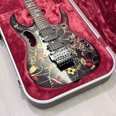 Ibanez JEM77-FP2 Steve Vai Signature 2010 - 2018 - Black Floral Pattern 2 image 2