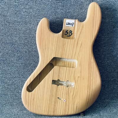 Ash Wood Left Handed 4 String Jazz Bass Style Body image 1